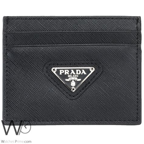 prada cardholder men's|Prada men's bifold wallet.